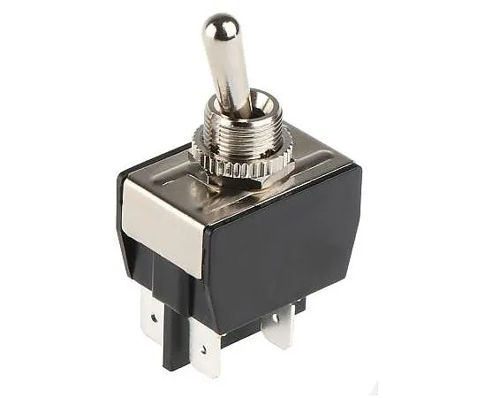 63-5151-12 Arcolectric Double Pole Single Throw (DPST) Toggle Switch, Latching, Panel Mount C3950BBAAA