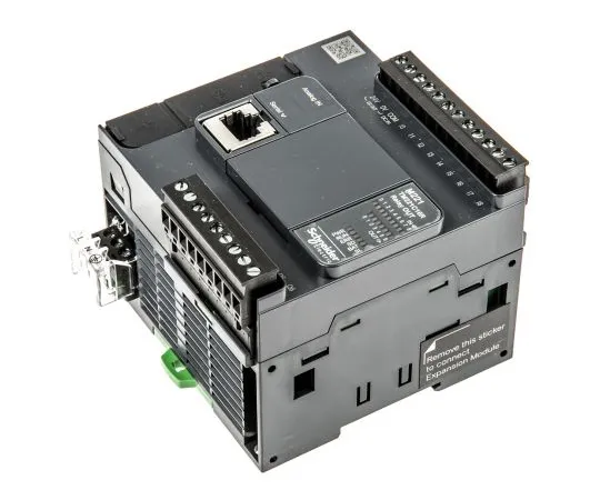 63-5121-04 Schneider Electric Modicon M221 PLC CPU Mini USB Interface, 10000 Steps Program Capacity TM221C16R