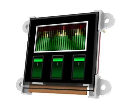 63-5170-20 4D Systems 1.5in White Passive matrix OLED Display 128 x 128pixels Matrix Serial Interface uOLED-128G2