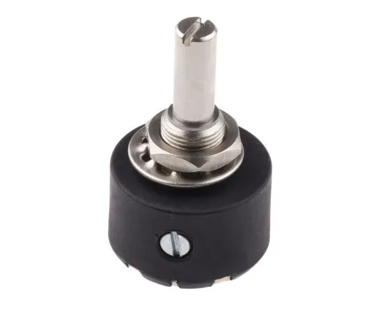 63-5142-60 RS 1 Gang Rotary Wirewound Potentiometer with a 6.35 mm Dia. Shaft, 100Ω, ±10%, 1W, Linear 842-7087
