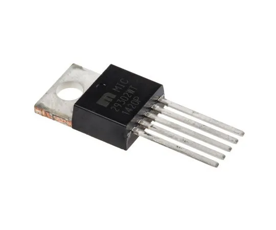 63-5174-83 Microchip MIC29302WT, LDO Regulator, 3A Adjustable, 1.25 → 26 V, ±1% 5-Pin, TO-220 MIC29302WT