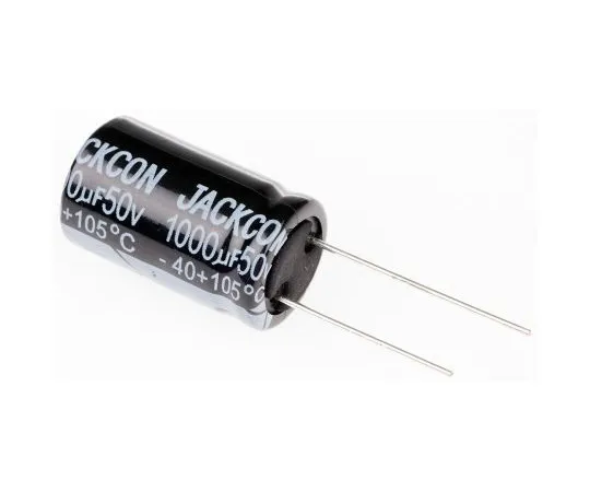 63-4998-52 RS PRO 1000μF 50V dc Aluminium Electrolytic Capacitor, Through Hole 16 (Dia.) x 26mm +105°C 16mm 7.5mm 26mm 711-1501