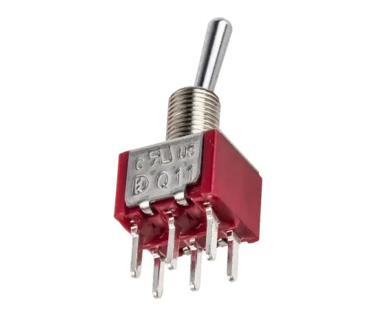 63-5035-67 RS PRO Double Pole Double Throw (DPDT) Toggle Switch, Latching, PCB 734-7025