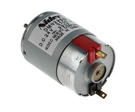 63-5161-05 Nidec Brushed DC Motor, 3 W, 24 V dc, 7.8 mNm, 3700 rpm, 2.5mm Shaft Diameter DMN29BB