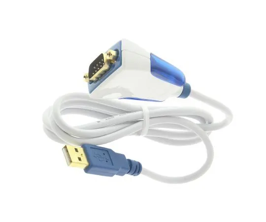 63-4963-36 FTDI Chip, 1m Black with LED USB to RS232 Cable - US232R-100-BLK US232R-100-BLK