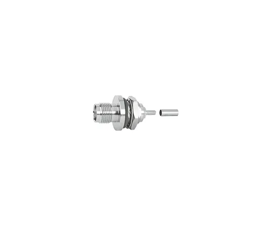 63-5002-02 Telegartner Straight 50Ω Panel Mount TNC Connector, Solder Termination, RG174/U, RG188 A/U, RG316/U J01011A0058