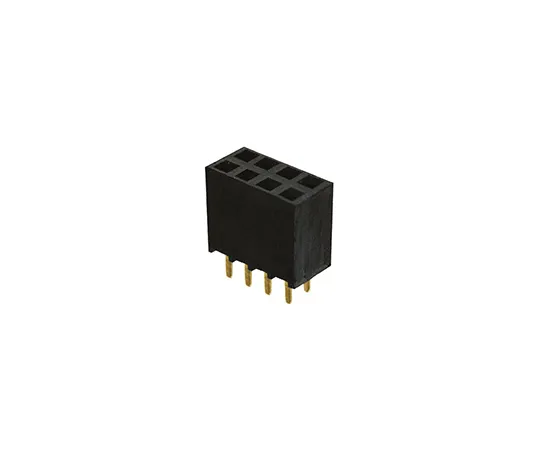 63-5080-18 Samtec SSW Series 2.54mm Pitch 8 Way 2 Row Straight PCB Socket, Through Hole, Solder Termination SSW-104-01-G-D