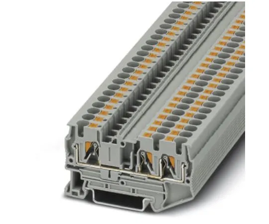 63-4992-28 Phoenix Contact, PT Clipline Series , 800 V Feed Through Terminal Block, Push In Termination 3211771