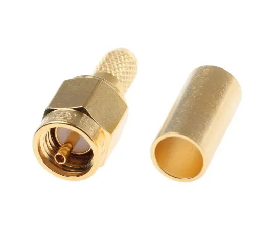 63-5002-07 Telegartner Straight 50Ω Cable Mount SMA Connector, Crimp Termination RG58 C/U J01150A0041