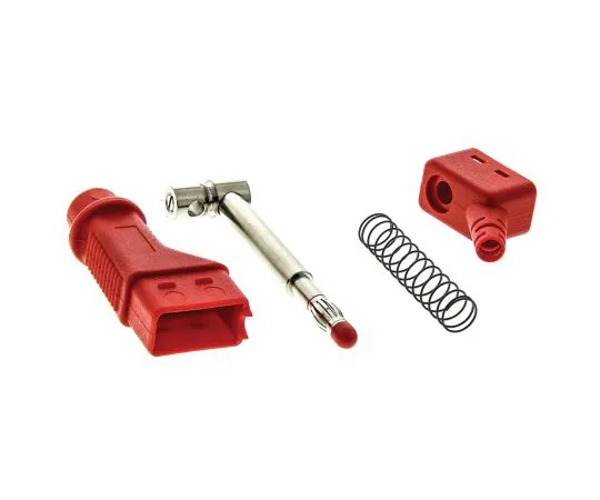 63-5028-10 4mm Stackable retracatble plug red 66.9328-22