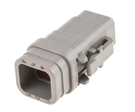 63-5025-47 Deutsch DTM Series, 2 Row 6 Way Plug Connector, with Crimp Termination Method DTM066S-E007