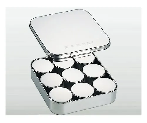 61-8515-86 Container for Tasting Diet (Stainless Steel) Popular Type 9710