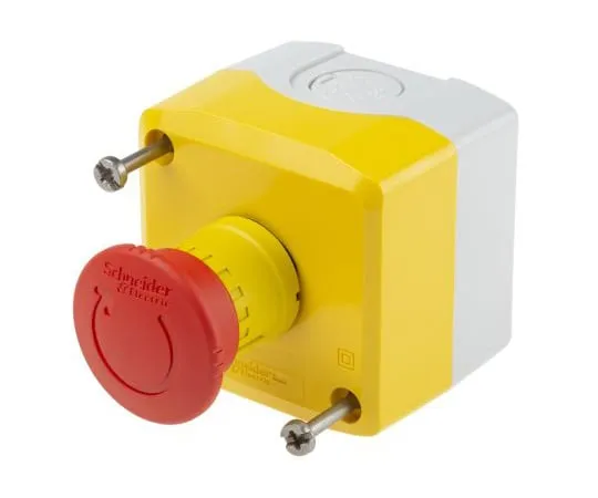 63-5109-84 Schneider Electric Harmony, Yellow, Twist to Reset 40mm Mushroom Head Emergency Button XALK178