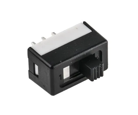 63-5036-43 PCB Slide Switch Single Pole Double Throw (SPDT) Latching 3 A @ 120 V ac Top 734-7343