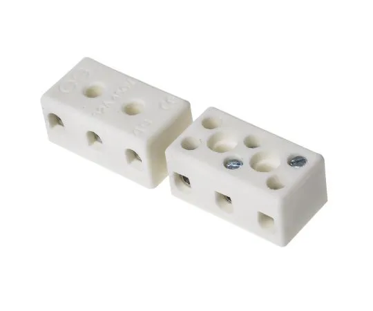 63-4984-44 RS Pro Non-F***d Terminal Block, 3 Way/Pole, Screw Down Terminals, 12 AWG, Ceramic, 450 V 703-3855