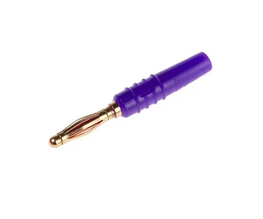 63-5077-17 Violet Plug Banana Plug Solder 30 V ac, 60 V dc 22.2618-26