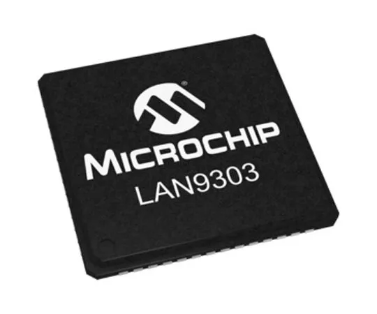 63-5010-66 Microchip Ethernet Switch, MII/RMII, 10 Mbps, 100 Mbps 3.3 V, 56-Pin QFN LAN9303-ABZJ