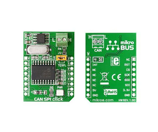 63-5161-22 MikroElektronika, CAN Bus mikroBus Click Board for SN65HVD230 - MIKROE-986 MIKROE-986