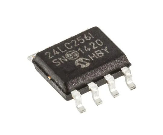 63-5163-03 Microchip, 256kbit Serial EEPROM Memory, 900ns 8-Pin SOIC I2C 24LC256-I/SN