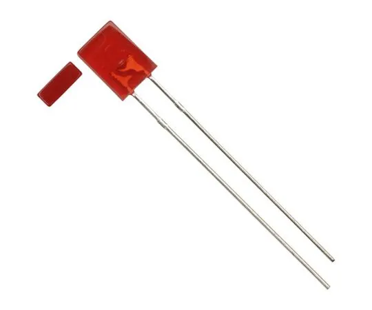 63-5151-67 2.5 V Red LED Rectangular Through Hole, Kingbright L-113IDT L-113IDT