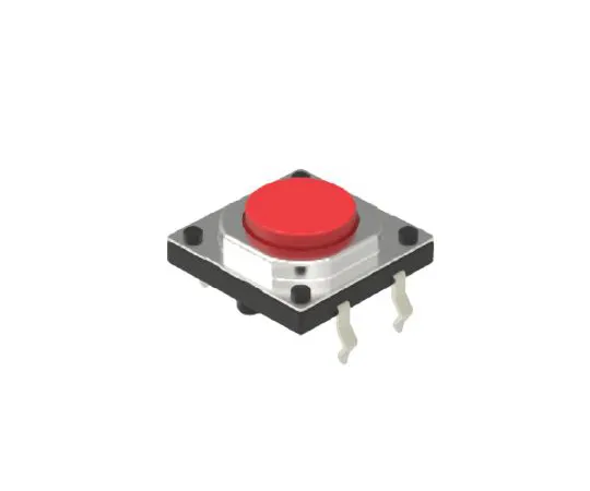 63-5178-97 Red Cap Tactile Switch, Single Pole Single Throw (SPST) 50 mA Snap-In SKQEADA010