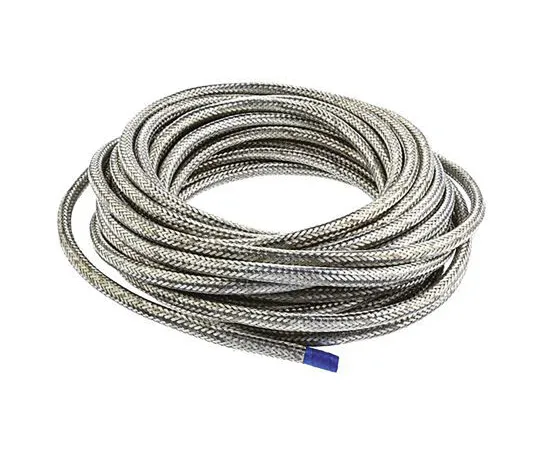 63-5162-85 TE Connectivity Expandable Braided Nickel Plated Copper Alloy Cable Sleeve, 3mm Diameter, 10m Length, RayBraid Series RAY-103-3.0(10)