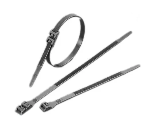 63-5153-80 RS PRO Black Nylon Double Locking Cable Tie Cable Tie, 382mm x 9 mm 865-9641