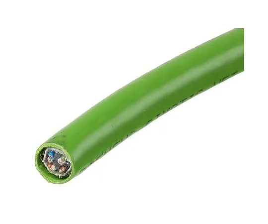 63-5066-03 Siemens Twisted Pair Cat6a Cable 20m, Green, Unterminated/Unterminated 6XV1878-2A