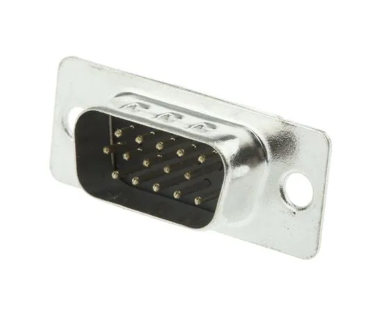 63-5100-75 MH Connectors MHDDS Series Cable Mount, 15 Pin D-sub Connector Plug, Shell Size E High Density MHHDS15-M-T-B-S
