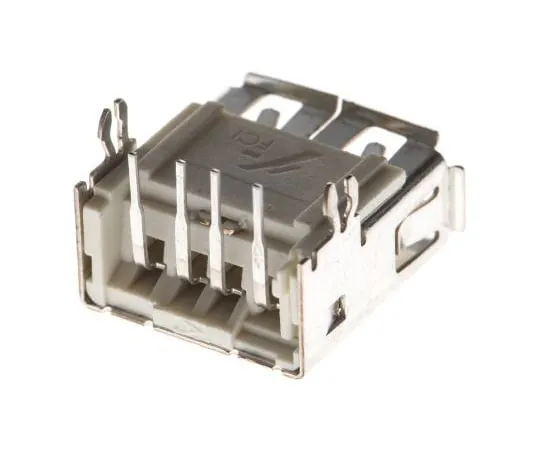 63-5085-88 Amphenol FCI Right Angle Through Hole, Version 2.0 Type A USB Connector, Receptacle 87520-0010BLF