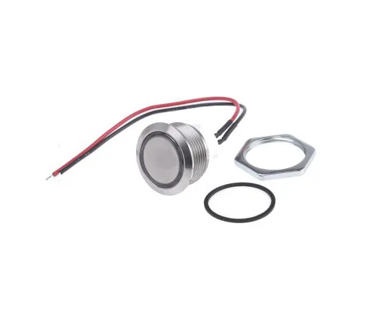 63-4983-70 ITW Single Pole Single Throw (SPST) Latching Green LED Push Button Switch, IP67, 17.98 (Dia.)mm, PCB 48M 612G