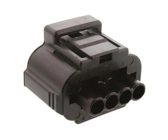 63-5013-80 TE Connectivity SSC Series, 1 Row 4 Way Cable Mount Plug Housing 184046-1