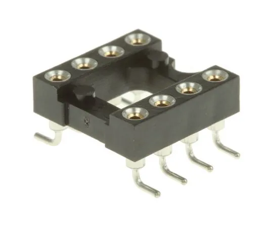 63-4982-98 Preci-Dip 2.54mm Pitch Vertical 8 Way, SMT Turned Pin Open Frame IC Dip Socket, 1A 110-87-308-41-105101