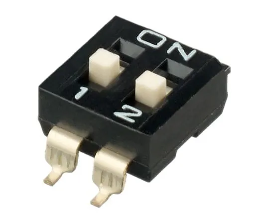 63-5159-06 2 Way Surface Mount DIP Switch SPST, Raised Actuator Slide Actuator IKD0203101