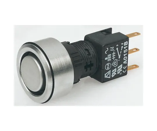 63-4971-58 APEM Double Pole Double Throw (DPDT) Latching Blue LED Push Button Switch, IP65, Panel Mount, Power A3PFA1X210J4