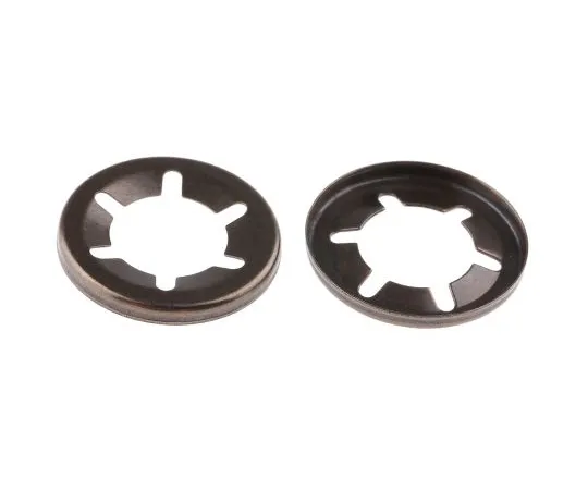 63-6568-76 Enamelled Steel Open Push-On Fastener for 10mm Shaft 172-391