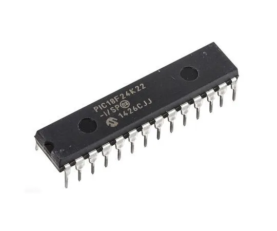 63-5009-50 Microchip PIC18F24K22-I/SP, 8bit PIC Microcontroller, 64MHz, 16 kB Flash, 28-Pin SPDIP PIC18F24K22-I/SP
