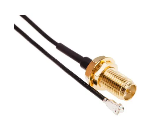 63-5109-05 RS PRO Black Male RP-SMA to Male U.FL RF Coaxial Cable, 50 Ω 794-2917