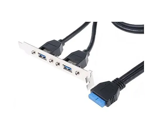 63-5111-06 Clever Little Box USB 3.0, Female USB A to Female 20 Pin Connector, 0.9m USB Cable 796-6825