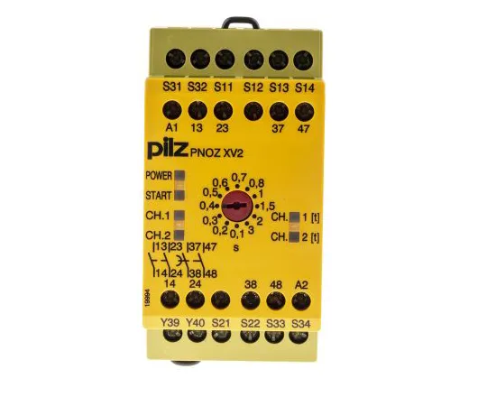 63-5180-40 Pilz PNOZ XV2 24 V dc Safety Relay Dual Channel With 2 Safety Contacts 774502