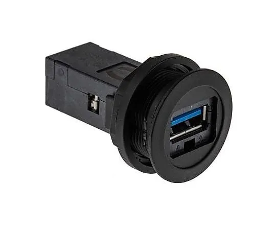 63-5158-12 Harting har-Port Series, , 0945452 Series Number Panel Mount, Version 3.0 USB Connector, Receptacle 9454521904