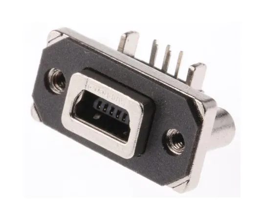 63-5026-98 Amphenol MUSB Series, Right Angle, Through Hole Mount, Version 2 Type B Mini USB Connector, Receptacle MUSBB15134