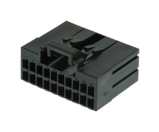 63-5014-66 TE Connectivity Dynamic 2000 Female Connector Housing, 2.5mm Pitch, 20 Way, 2 Row 1-1318118-9