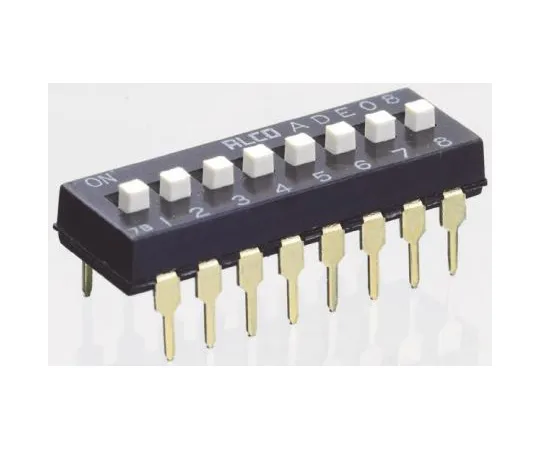 63-5012-60 7 Way Through Hole DIP Switch SPST 1825057-6