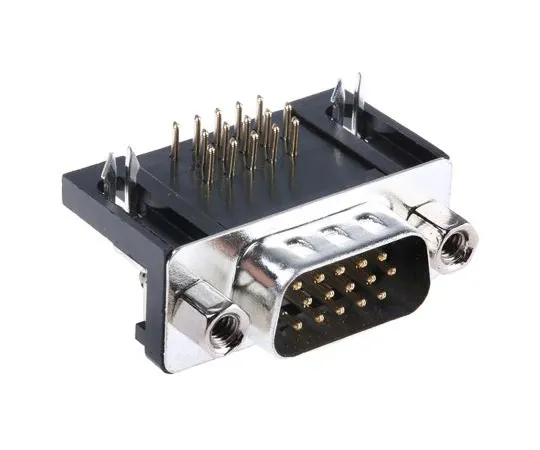63-4939-54 ASSMANN WSW A-HDS Series, 15 Way Right Angle Through Hole PCB D-sub Connector Plug, 2.29mm Pitch A-HDS 15 A-KG/T