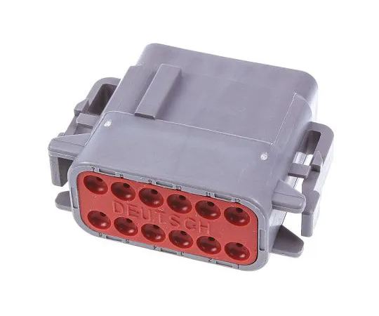 63-5025-68 Deutsch DTM Series, 2 Row 12 Way Plug Connector, with Crimp Termination Method DTM0612SA