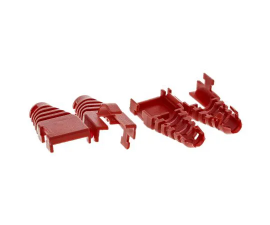 63-5134-42 MH Connectors RJ45 RJ Connector Hood, Red MHRJ45SRB-RET-R