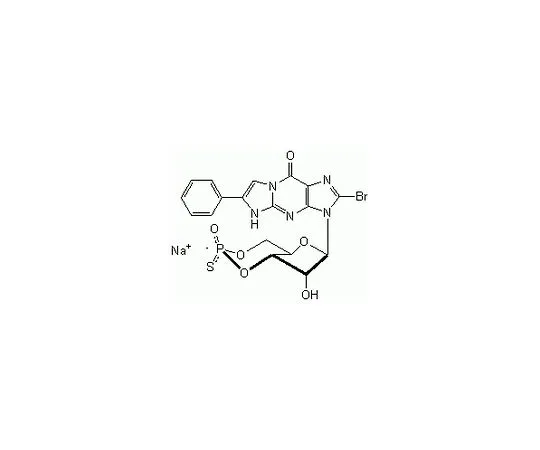 62-8421-28 Guanosine 3′,5′-cyclic Monophosphorothioate, β-Phenyl-1,N2-etheno-8-bromo-, RpIsomer, Sodium Salt 370679-1UMOL