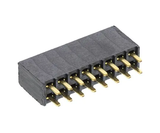 63-5080-28 Samtec SSW Series 2.54mm Pitch 16 Way 2 Row Straight PCB Socket, Through Hole, Solder Termination SSW-108-01-G-D