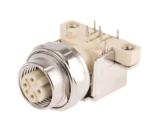 63-4988-96 Harting Harax M12 Series M12 Panel Mount Connector, 4 contacts Socket 21033814412